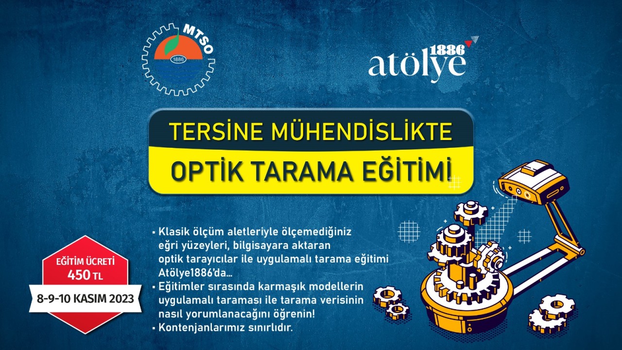 Tersine Mühendislikte Optik Tarama Eğitimi